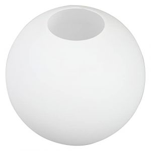 FRCOLOR Lampe de Verre Rond Blanc Matte Globe Globe Couvre- Lustre Protector Protector Catégorie de Luminaire Remplacement de L' hôtel Home Hotel 15Cm (White Beach, neuf)
