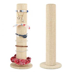2 Pièces Bracelet à Cheveux Organisateur,Support à Bijoux Vertical Porte,Stockage Bande Cheveux d'Organisation,Porte Bracelet Velours,Utilisé Pour l'Affichage De Serre Têtes,Bracelets Et Bracelets (Yaelly, neuf)