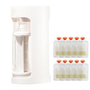 Lot de pochettes pour compote de pommes, trousse de sachets alimentaires, support de poche rechargeable, presse-purée portable, récipient de stockage de purée de fruits, pochettes alimentaires (AQiyun888, neuf)