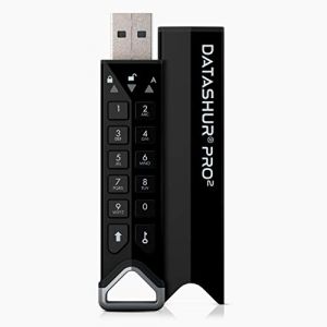 iStorage datAshur PRO2 512 Go - Cl&eacute; USB s&eacute;curis&eacute;e - Certifi&eacute; FIPS 140-2 niveau 3 - Prot&eacute;g&eacute; par mot de passe - R&eacute;sistant &agrave; la poussi&egrave;re et &agrave; l'eau (iStorage Limited, neuf)