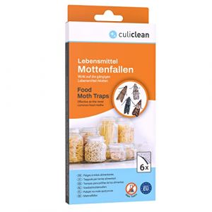 culivac Piege Anti Mites Alimentaires Puissant &ndash; Pi&egrave;ge Mite Alimentaire &ndash; Piege a Mites Alimentaires Adh&eacute;sif sans Toxique &ndash; Cuisine et Garde-Manger &ndash; 6 Pi&egrave;ces (ISC Brands, neuf)