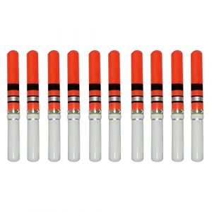 Lot de 10 b&acirc;tons lumineux pour feu arri&egrave;re - Flotteur lumineux LED - Pour la p&ecirc;che de nuit (vegetabless, neuf)