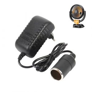 1PCS Adaptateur Prise Allume-Cigare 12V 2A,Convertisseur Adaptateur AC/DC,Adaptateur Prise Allume Cigare,Adaptateur Allume Cigare Prise,pour système de Navigation, convertisseur de Courant. (DanLanYi, neuf)