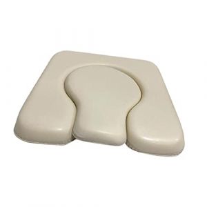 Perfeclan Coussin de siège d'aisance universel coussin de toilette détachable confortable éponge rembourré étanche pour chaise de douche commode (PERFECLAN, neuf)