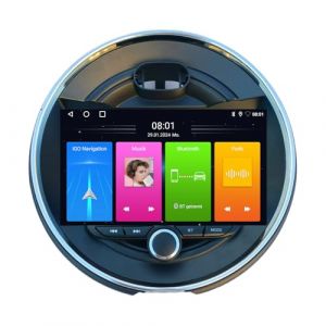 Autoradio GPS Carplay/Android 9 Pouces HD &Eacute;cran Tactile pour BMW Mini Cooper R56 F55 F56 F57 John Works, One First, One D, SD 2013-2017 (Fiorigo, neuf)