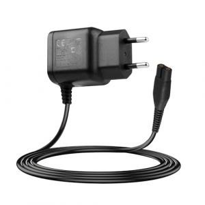 4,3V Chargeur Rasoir pour Philips Oneblade QP2520 QP2620, Modèle A00390 Adaptateur Tondeuse Electrique Cordon Alimentation, QP2520/90, QP2520/72, QP2520/70, QG3340, RQ350, RQ338, RQ331, YQ318, YQ316 (ShengShengXu, neuf)
