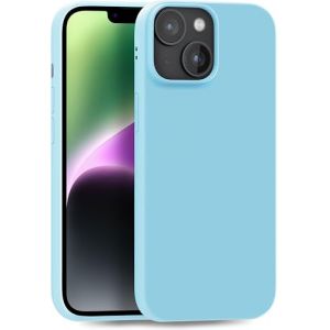 MyGadget Coque pour iPhone 14 - Case TPU Souple - Cover Protection Extra Fine & L&eacute;g&egrave;re - &Eacute;tui Color&eacute; Anti Choc et Rayures - Turquoise (DBSW Trading GmbH, neuf)
