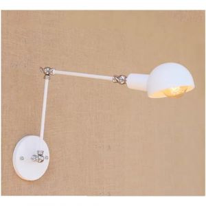 Applique Murale Extensible À Bras Long Rétro Vintage Industriel, Applique Murale Rétro En Métal E27, Applique Murale Pour Couloir, Salon, Chambre À Coucher, Restaurant, Pour Couloir, Bureau, Bar(D) (MMZHD-US01, neuf)