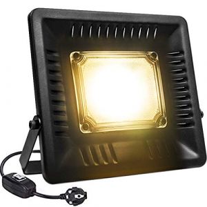Relassy Lampe Horticole 50W,Lampe Plante avec &Eacute;tanche IP67 Fonction,Haute Luminosit&eacute; COB LED Lampe Horticole Led Spectre Complet,Lampe de Culture pour &eacute;lever des Semis,Hydroponie,Int&eacute;rieur & Ext&eacute;rieur (GanpleEU, neuf)
