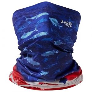 Bassdash Cache-cou multifonction, bandeau bandana, foulard, masque facial UPF 50 +, protection UV multifonction, &eacute;charpe magique, bandeau &eacute;lastique pour l'&eacute;quitation, la moto, la randonn&eacute;e, la p&ecirc;che (Bassdash-UK, neuf)
