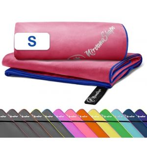 NirvanaShape Serviette Microfibre 60 x 40 cm, Serviette de Voyage l&eacute;g&egrave;re et compacte - Serviette Microfibre pour Le Voyage, Les Vacances, Le Fitness - sans Pochette ni Sac d'emballage (NirvanaColors GmbH, neuf)