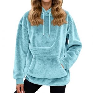 G&eacute;n&eacute;rique Sweat Kangourou Chien Sweat &Agrave; Capuche Femme Hiver avec Poche Kangourou Et Poche De Transport pour Animal Pull pour Chat Oversize Confortable Ma&icirc;tresse d'animal De Compagnie (LhhvBGq, neuf)