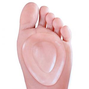 Welnove Antid&eacute;rapantes Chaussures Transparence Coussins Gel de Silicone Le m&eacute;tatarse Coussinet Avant-pied Talon Haut Semelles pour Mortons N&eacute;vrome, Soulager la douleur de l&rsquo;avant-pied-5 Paires (SMFCARE Health, neuf)