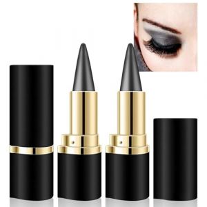 GmwyCzV 2 Pi&egrave;ces Matte Quick-Dry Eyeliner, Gris Eye-liner Imperm&eacute;able Anti-Taches, Longue Dur&eacute;e Liquide Eye-Liner Stylo Eyeliner, Eyeliner Mat &agrave; S&eacute;chage Rapide pour le Maquillage des Yeux (QIUZHENG, neuf)