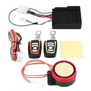 12V Kit De Système De Sécurité Alarme, Système D'alarme de Sécurité Moto, Moteur à Télécommande Universel de Système D'alarme, Sirène Antivol Moto de Télécommande Démarrage à Distance Moto (Ironcty, neuf)