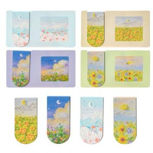 Lot de 4 Marque-Pages Magn&eacute;tiques Inspir&eacute;s de Les quatre saisons - Marque Page Magnetique &Eacute;l&eacute;gant - Marque-Page Aimant&eacute; pour Livre - Id&eacute;al pour Les Amoureux de Lecture (HengShuiHunBengShangMaoYouXianGongSi, neuf)