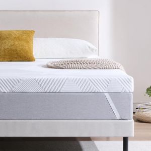 Twirest Surmatelas 160 x 200CM, Épaisseur 7,5CM, Mousse Mémoire à Gel, Confortable et Respirant, avec Design Antidérapant et Housse de Matelas Amovible et Lavable (Jue Qi, neuf)