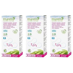 3 X 24 Masmi Coton Bio Flex unit&eacute;s (adaptable pour Slip, Bikini, string, tanga, string) Certifi&eacute; hypoallerg&eacute;nique, biod&eacute;gradable, Parfum, chlore et Dioxine gratuit (giga-sale, neuf)