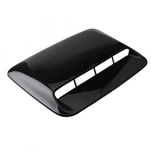 AGYH Prise Air Capot &Eacute;vent De Capot De Voiture Noir D&eacute;coration De Bricolage Universelle Grande Prise d'air en ABS Couvercle De Ventilation De Capot D'admission De D&eacute;bit De Sortie De Prise d'air (WBXFKAOW, neuf)