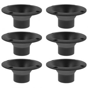 YARNOW Lot de 6 Pavillons de Tweeter en Plastique 95 MM Filetage 34 C&oelig;urs Pavillon de Haut-Parleur pour Aigus Compatible Syst&egrave;me Audio et Home Cin&eacute;ma Accessoires pour Sonorisation de (Karrymao, neuf)