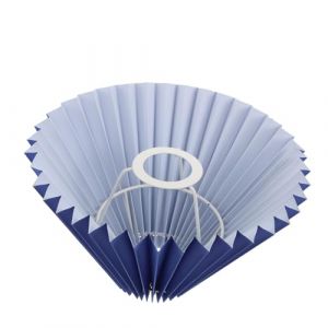 HEMOTON 1 Pc Abat-jour pliss&eacute; Lustre abat- jour Pliss&eacute;e lumi&egrave;re couverture &eacute;nigmes ampoule e27 abat-jour de plafonnier mural abat-jour de style moderne Cylindrique abat-jour mural &eacute;tage (Heather Healy, neuf)