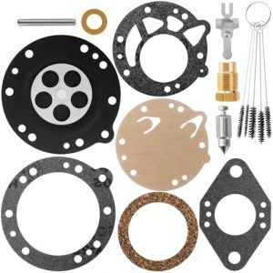 QAZAKY RK-88HL Kit de reconstruction de carburateur compatible avec Tillotson RK-113HL RK-114HL 08 09 070 090 Tron&ccedil;onneuse TS350 TS360 tron&ccedil;onneuse tron&ccedil;onneuse Homelite WIZ ZIP Poulan Toro Ryobi Ryan (QAZAKY-FR, neuf)