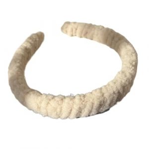 Ceinture de cheveux de jeu de rôle Bandeau en fourrure de couleur marron d'hiver for femmes et filles, doux et élégant, cerceau de cheveux en peluche, lavage du visage, bandeau à la mode, nouveaux acc (Mobang Ubest, neuf)