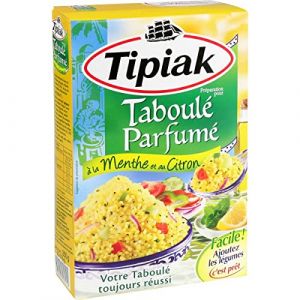 Lot de 3 unités *** TIPIAK Préparation pour taboulé parfumé à la menthe et au citron 350g (A TA PORTE, neuf)
