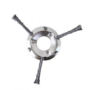Brosse de désherbage, tête de fil d'acier | Brosse de désherbage en fil d'acier 2024 pour désherbage, accessoires de coupe d'irrigation, brosse de désherbage pour pavés, joints de trottoir (futbenat, neuf)