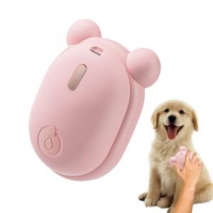 Jubilofex Brosse &agrave; vapeur de chien, brosse &agrave; vapeur pour chiens,Peigne de toilettage rechargeable &agrave; double peigne &agrave; vapeur - Massage intelligent Massage &eacute;lectrique outil de d&eacute;charge portable pour les (qinjinxinxikeji, neuf)