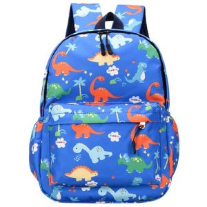 TODREMOU Sac à Dos Garcon Fille Enfants- Dinosaure a Garçons Enfant 3-7 Ans Jardin d'enfants Ecole Primaire Bébé Crèche Bebe Petit Mini (Bleu) (MiaochenDZ, neuf)