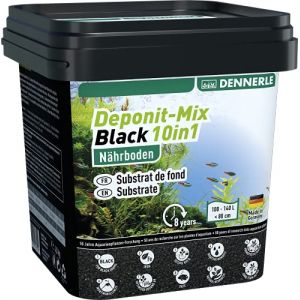 Dennerle Deponit-Mix Black 10in1 Noir 4,8 kg - Milieu de Culture multiminéral pour Aquariums (Zoo Galaxie, neuf)