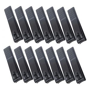 Didiseaon 15 Pièces Coupe-ongles à lame noire pour unas tondeuse pédicure tondeuse à manucure ciseaux à ongles pedicure menagere coupe ongle coupe-ongles manucure coupe-ongles durables Black (Merkowski, neuf)