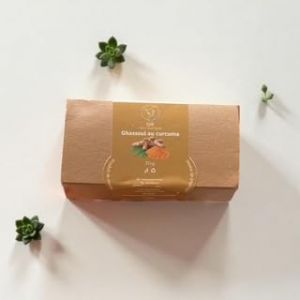 Ghassoul au Curcuma, Masque d'Argile Naturel pour le Visage et les Cheveux, Poudre Traditionnelle Marocaine (L'or des Cosmetiques, neuf)