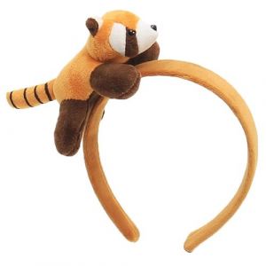 SLXLYH Serre-tête amusant en peluche 3D pour fête d'anniversaire pour femme (marron clair) (anbeidianzi, neuf)