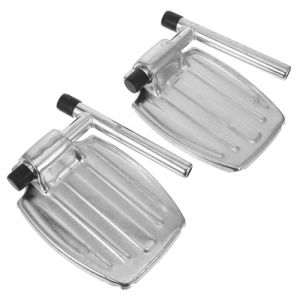 Healvian 2 Pièces Repose-pieds Pour Fauteuil Repose-poignet Pédales Pour Fauteuil Fauteuil Universel Se Repose Voiture Repose Pieds Déambulateur Poignées Para Métal (Le Sengyu, neuf)