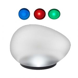 Lampe solaire en pierre | Lampe solaire pavée | Lampe solaire en pierre à changement de couleur, éclairage de paysage LED en forme de pierre, lumières de nuit étanches pour pelouse, terrasse (ceutmelye, neuf)