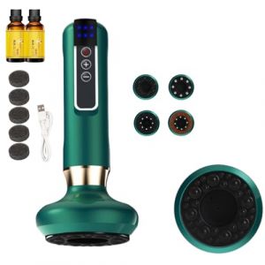 Serenya Masseur Anti Cellulite Avis, Serenya Anti Cellulite Puissant Appareil Massage Cellulite, Ventouse Electrique Anti Cellulité, Avec 12 Modes D'Aspiration (Basique-Vert) (Chahuo, neuf)