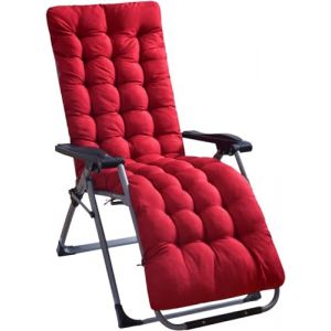 Uyeoco Chaise Longue Coussin/Banc, Transat Jardin Ext&eacute;rieur Antid&eacute;rapant, &Eacute;pais pour Fauteuil Relax Lounge (#18, 48 * 125cm) (Fengzi Comprehensive, neuf)