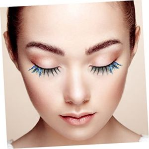 SAFIGLE Lot De 3 Paires De Faux Cils Pailletés 3d Colorés, Fluorescents, Extensions Cosmétiques Pour Cosplay Et Soirées Festives (Grand Di, neuf)