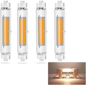 GFDYTG Ampoules LED R7S 78mm Dimmable | 30W Blanc Froid 3000K &Eacute;quivalent &agrave; Ampoule Halog&egrave;ne 300W,Sans Scintillement,3000LM,&Eacute;clairage &agrave; Faisceau 360&deg;,AC 220-240V,Lot de 4 (Aliulvtt, neuf)
