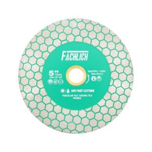 FACHLICH 125mm Disque Diamant Carrelage - 5inch Double Face Coupe Meulage Lame Scie Diamant pour Porcelaine C&eacute;ramique Marbre Granit Conception Hexagonale pour Meuleuse d'angle (Professional M&L DIY TOOLS, neuf)