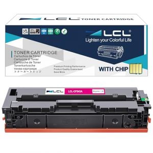 LCL CF543A Magenta Cartouche de Toner Compatible pour HP 203A 203X CF543A CF543X Compatible pour HP Color Laserjet Pro M254dw M254dn M254nw MFP M281fdw M281fdn M281cdw M280nw (1-Pack) (Great Office, neuf)