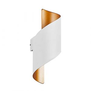 KRIPINC Applique Murale Interieur Exterieur, Lampe Murale LED Imperméable à l'eau IP65, Luminaire Mural en Aluminium 10W, Applique Murale Industrielle pour Salon Chambre Porche Jardin (Blanc) (Chancetoinc, neuf)