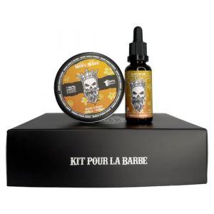 Man's Beard - Coffret Barbe et Moustache - Baume De Barbe 90ml Et Huile &agrave; Barbe Parfum&eacute; Vanille Mangue 30ml &ndash; Ingr&eacute;dients d&rsquo;origine Naturelle - 100% Fabrication Fran&ccedil;aise (COIFFURE FRANCE TOULOUSE, neuf)