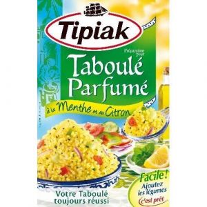 TIPIAK - Préparation Pour Taboulé Menthe Citron Huile D'Olive 350G - Lot De 4 - livraison offerte (A TA PORTE, neuf)