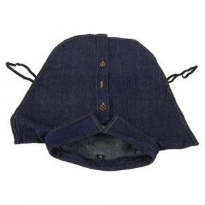 Faux col en denim, col de chemisier, d'anniversaire, manteaux pour femme, veste amovible, chemisier avec faux col, col pour femme, col faux coton, (Telinei, neuf)