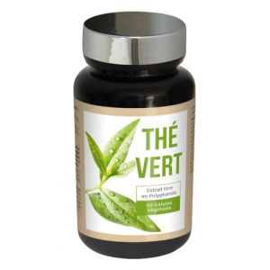 NUTRI EXPERT - Th&eacute; Vert - Aide au contr&ocirc;le du poids - Br&ucirc;le les graisses - Riche en caf&eacute;ine et antioxydants - Favorise le drainage - 100% extraits d'origine naturelle - V&eacute;gan - 60 G&eacute;lules v&eacute;g&eacute;tales (Parabio Sant&eacute;, neuf)