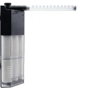 Dennerle Nano Filtre d'angle XXL | Filtre Interne pour Aquariums jusqu'à 90 litres | Puissant, Silencieux et Compact (Zoo Galaxie, neuf)