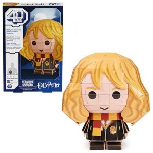 4D BUILD - HERMIONE GRANGER STYLE CHIBI - Puzzle 3D - Puzzle Harry Potter 80 Pi&egrave;ces - Style Manga - Puzzle 4D Build -Maquette Enfant - Jeu De Construction Adultes Adolescents - Jeu Enfant 12 ans Et + (docsmagic, neuf)